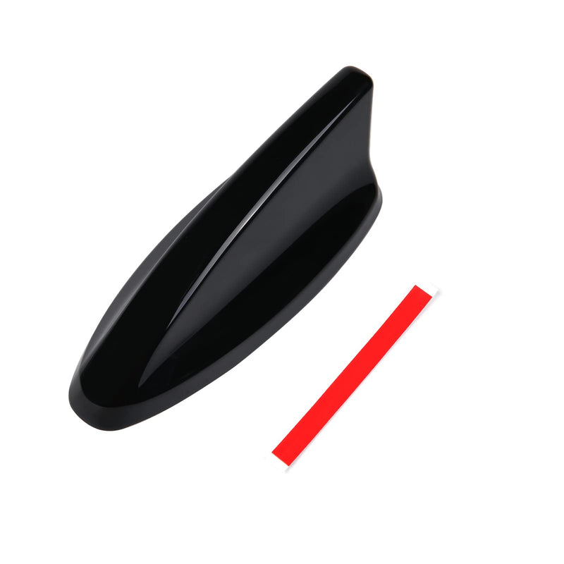 CKE Compatible with Honda Civic 2025 2024 2023 2022 Car Shark Fin Antenna Topper Roof Aerial Cover Trim Compatible with Honda Civic Accessories for 11th Gen Civic -Glossy Black Glossy Black