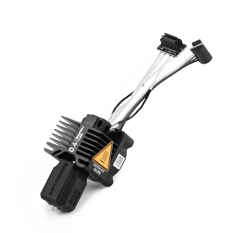 Bambu Lab P1P/P1S Hotend Complete Kit – Full Assembly Hardened Steel Nozzle with Ceramic Heater, 0.4mm Nozzle, Cooling Fan & Heating Block | Bambu P1S Hotend Replacement for 3D Printing 1
