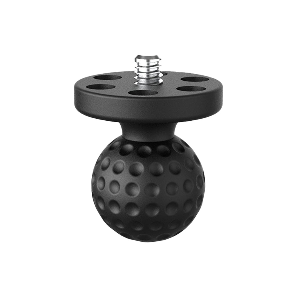 1" Ball Mount Adapter with 1/4"-20 Threaded Stud for Insta360 ACE Pro One X4 X3 X2 X R RS GO 3 2, Go Pro Hero, DJI OSMO, Compatible with RAM Ball Head Mounts B Size Double Socket Arm