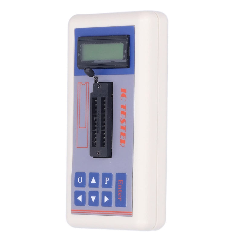 TSH06F Integrated Circuit Tester Multi Functional IC Transistor Meter with 5V 3.3V AUTO Modes for Microelectronics Logic Device Test Transistor Identification (with Terminal) With terminal