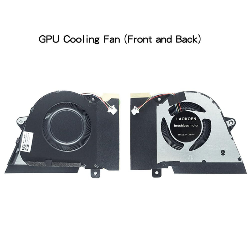 New Replacement Cooling Fans for ASUS Rog Zephyrus G14 GA401I GA401IV GA401Q GA401QC GA401QE GA401QH GA401QM GA401QEC Laptop P/N: DFSCK221151818 FNNX DFSCK22D05883K FNNW FMBB FMBC DC12V