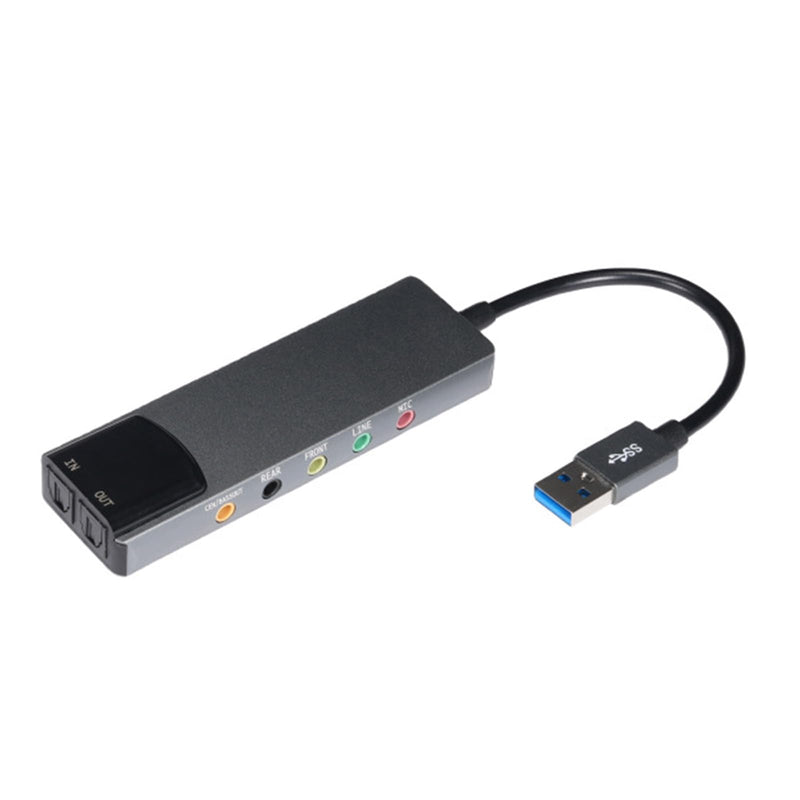 USB to Optical Adapter, Spdif Digital to Analog Converter for, Plug & Play, 48khz, 1-Pack, Aluminum Body