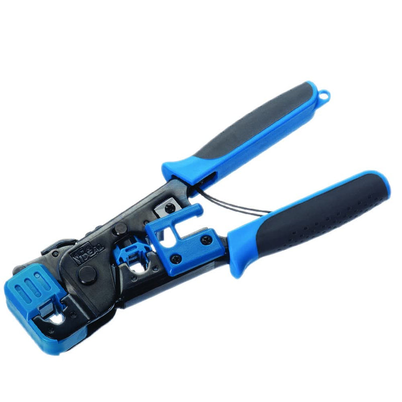 IDEAL Electrical 30-496 Telemaster Modular Plug Crimp Tool, Crimping Tool for CAT5e/6 RJ-45 (8P8C)/RJ-11/12 (6P6C/6P4C) Modular Plugs