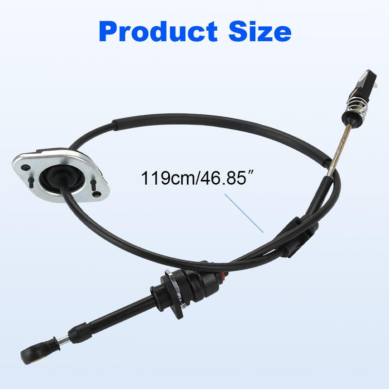 Automatic Transmission Shift Cable Compatible with Jeep Wrangler 3.8L V6 2007-2010 Replacement for 52060164AD 52060164AB 52060164AC 905-603 Shifter Gearshift