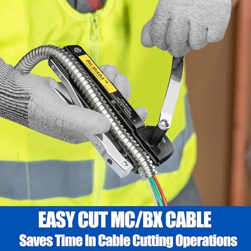 MC Cable Cutter, Cuts 3/16" to 3/8" BX/MC/AC/Greenfield Cable