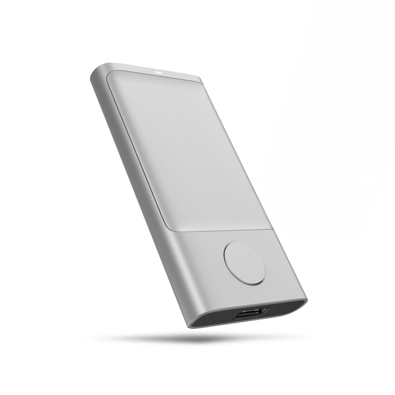CheerTok Enhanced Design Bluetooth Touchpad Air Mouse Presentation Clicker, Wireless Presentation Remote with Red Laser Pointer for iPad, iPhone, Androids, Tablets, Mac, Windows Silver