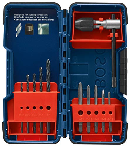 Bosch BDT11S 11Piece Tap & Drill Combo Set One Size