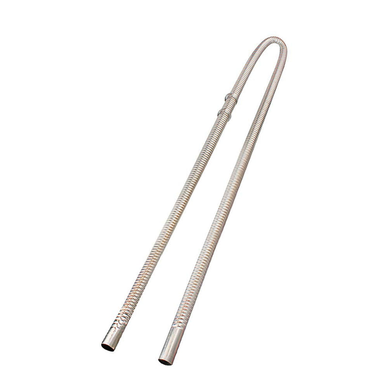 COLOR TREE 78.7inch Universal Stainless Steel Exhaust Pipe 1inch ID Parking Air Heater Tank Diesel Gas Vent Hose Length for Car Truck 2M / 2.5CM