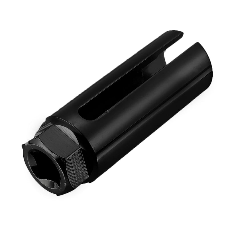 BELOMI Oxygen Sensor Socket with Side Wire Cutout, 3/8 Inch Drive x 0.39 Inch (12mm) 6-Point fits All Vehicle O2 Removal and Installation, 65 Mn Steel Universal Puller Oxygen Sensor Socket (Large) Big