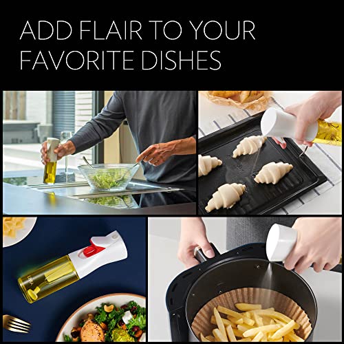 FLAIROSOL OLIVIA. The Original Advanced Oil Sprayer for Cooking, Salads, BBQs and More, Continuous Spray with Portion Control, Trusted by Chefs. Patented Technology. (Glass Bottle) (Golden Leaves) Golden Leaves