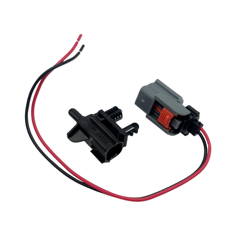 A/C Ambient Air Temperature Sensor & Connector Pigtal Harness AU5T12A647AC Compatible with Fusion EcoSport Edge Escape Explorer MKX MKZ Nautilus Navigator