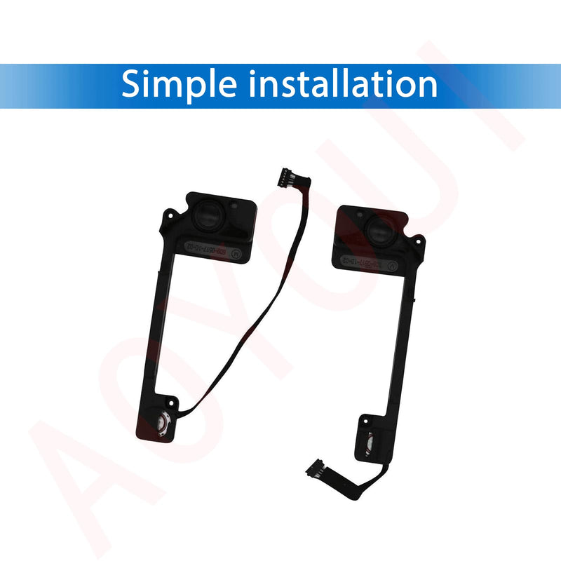  [AUSTRALIA] - Speaker Set Pair Left and Right Replacement for MacBook Pro 13.3" A1502 2013 2014 2015 Year 923-0557, 923-00509 A - Internal Speaker Set A-A1502