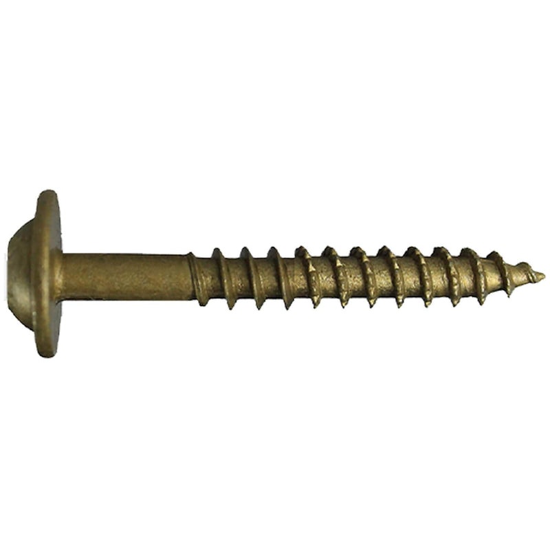 #10 x 1-1/2" Round Washer (Modified Truss) Head Screw Torx/Star Drive Head Wood Screw (1 Pound ~112 Screws) Multipurpose Wood Screws for Construction, Cabinets and Furniture.