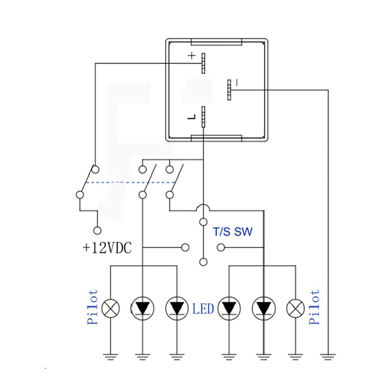 EP28 EP-28 3-Pin LED Electronic Flasher Relay Module for fix LED Related Turn Signal Bulbs Hyper Flash 1