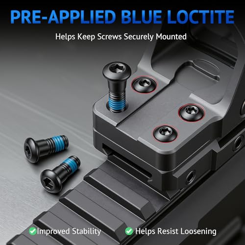 Red Dot Sight Screw Kit – Multi-Size Mounting Hardware Set with M3, M4, #4-40, #6-32, #6-40, #6-48 for Pistols & Red Dot Optics Compatibility 1
