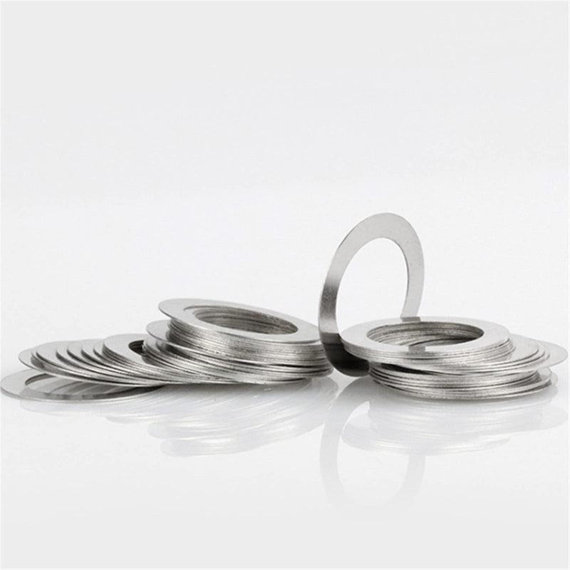 KALESYUJIN-40PCS S:0.1-10pcs/0.2-10pcs/0.3-10pcs/0.5-10pcs DIN988 Metal Shim Washers Stainless Steel Ultrathin Gasket Thin Flat Washer (18 * 25) 18*25
