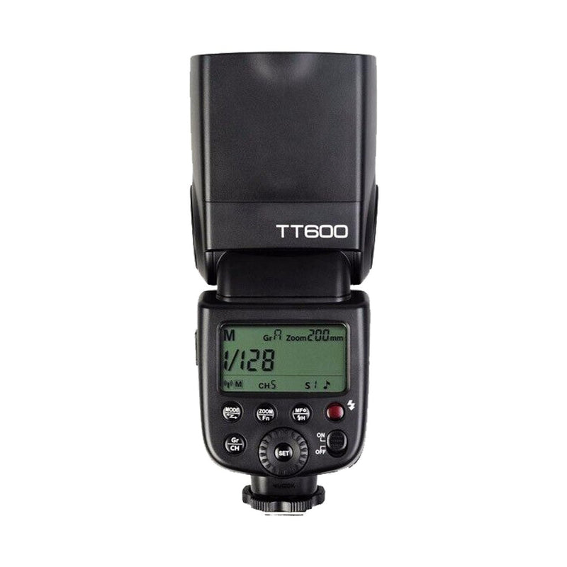 GODOX TT600 Camera Flash for Canon Nikon Pentax Fujifilm Olympus Panasonic Pentax Cameras,Built-in Godox 2.4G Wireless X System,Convenient LCD Panel,Master/Slave GN60 Flash,0.1-2.6s Recycle Time