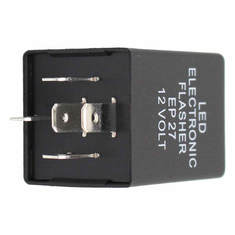 ApplianPar 5 Pin EP27 FL27 Electronic Flasher Relay for Car Vehicle LED Turn Signal Light Bulbs Hyper Blink Flash Fix 1994-2009