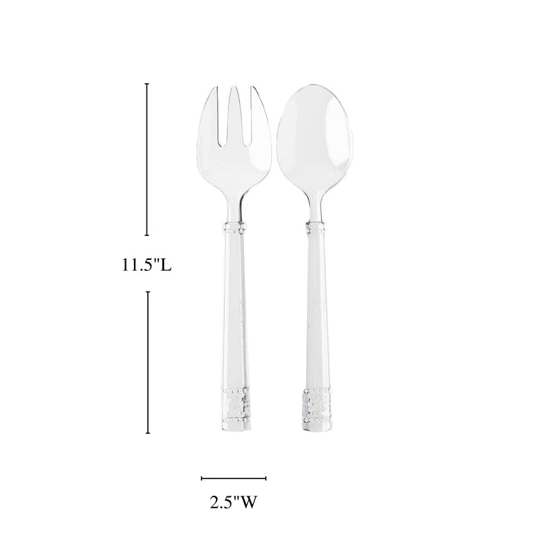 Juliska Isabella Acrylic Salad Server Set/2pc