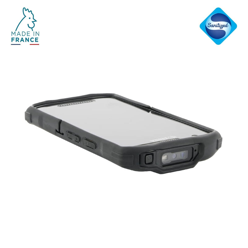Mobilis Rugged Case for Zebra TC21 TC26, Military Grade Shockproof Protective Cover for TC21/TC26 Mobile Touch Computer, Handheld Barcode Scanner Shell, Made with Recycled Materials, Black Coque Seule