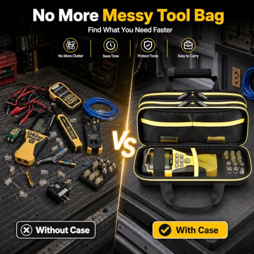 Tool Bag for Klein Tools VDV501-851/VDV526-200/VDV500-820 Cable Tester Kit