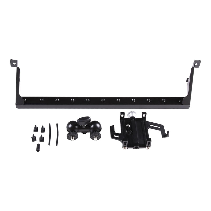 Car Instrument Panel Track Cell Phone Mount Compatible with Toyota FJ Cruiser 2007-2021+, Multifunctional Dashboard Clip Air Vent Panel Universal Mobile Phone Holder Navigation Bracket Accessories Style D