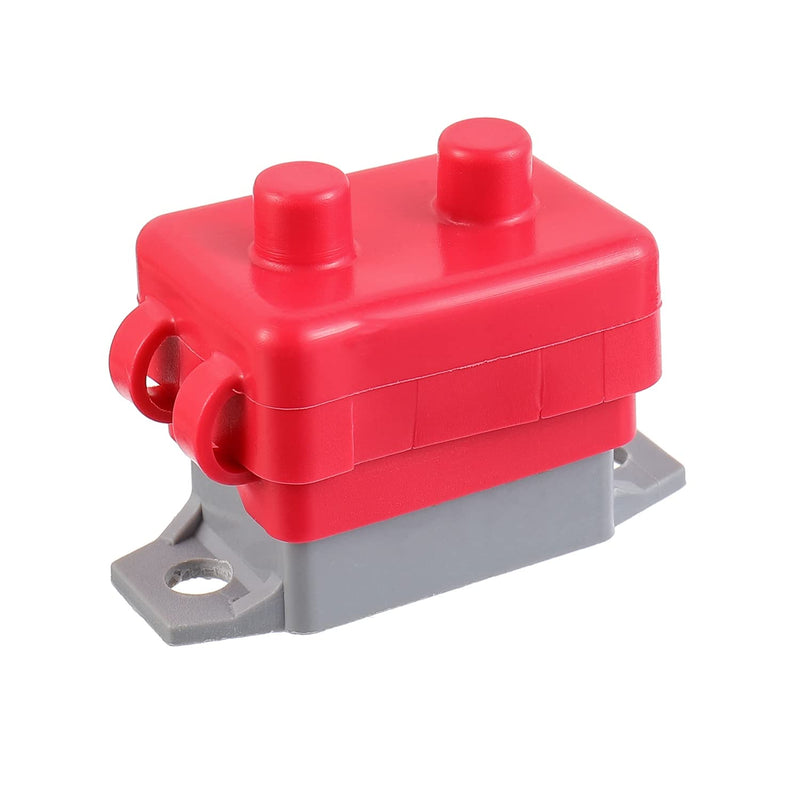 40A 12V-24V Automatic Reset Circuit Breaker with Cover Stud Bolt for Battery Chargers Trucks Car Engines and More(2pcs) 40-AMP