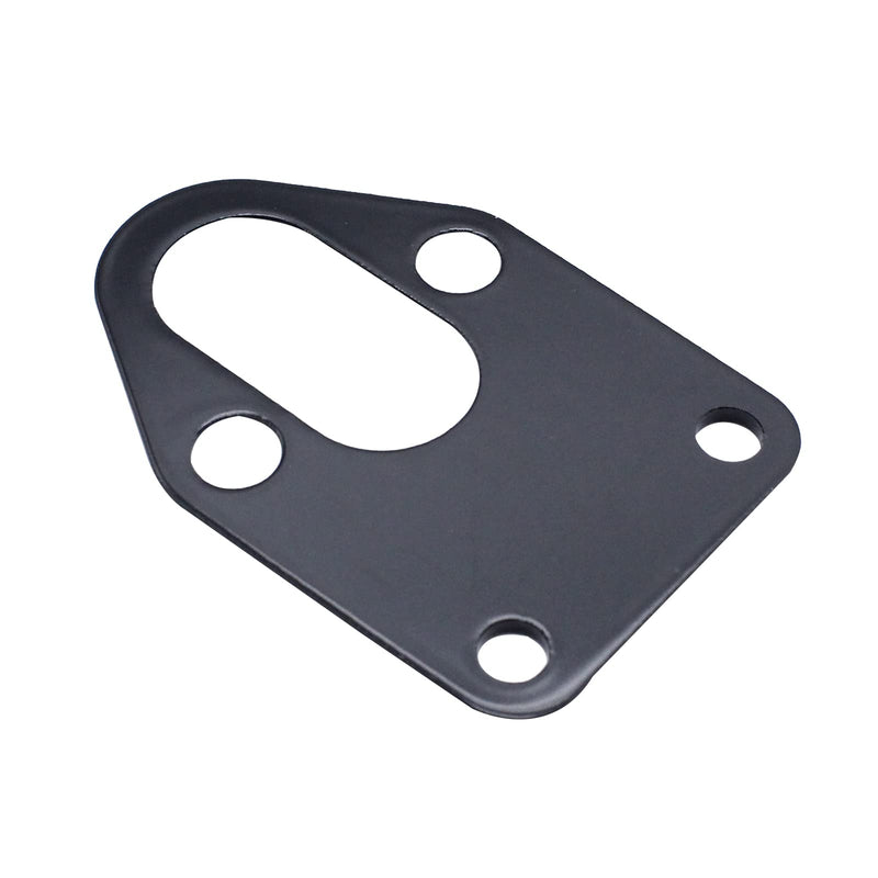 SBC Black Fuel Pump Block Off Plate with Gasket 283 327 350 383 400 SB Chevy