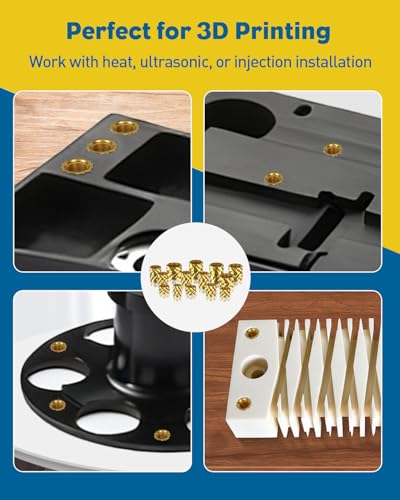 Vibit 451 Pcs Threaded Inserts Set, Soldering Iron Kit 100W for 3D Printing