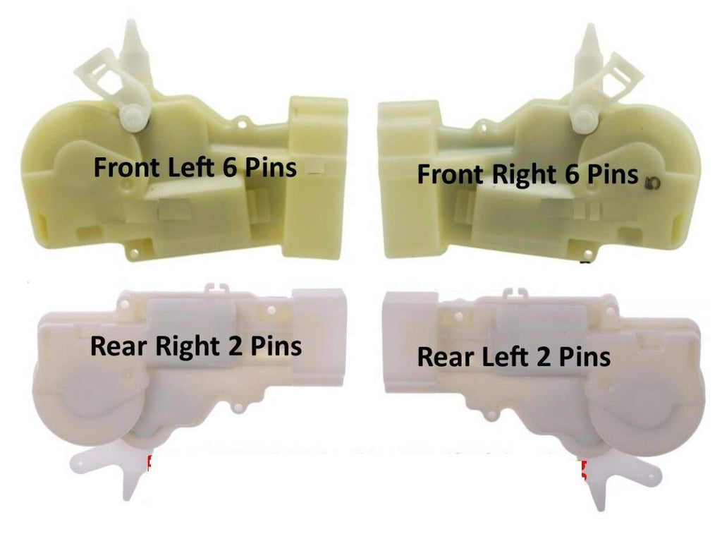 Set of 4 Power Door Lock Actuators Fit for 2004-2006 SCION XB, 2000-2005 TOYOTA ECHO All 4 Doors 72024S-4