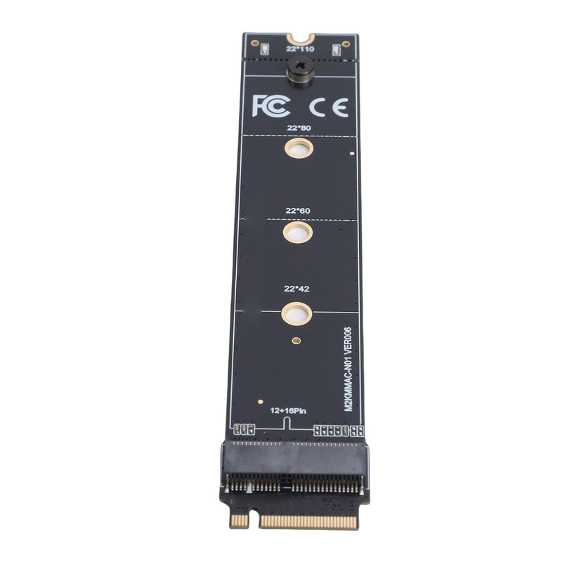 M.2 KeyM SSD Adapter Card | 12-16 Pin PCIe 4.0 High Speed Converter for 2013-2017 Air Pro