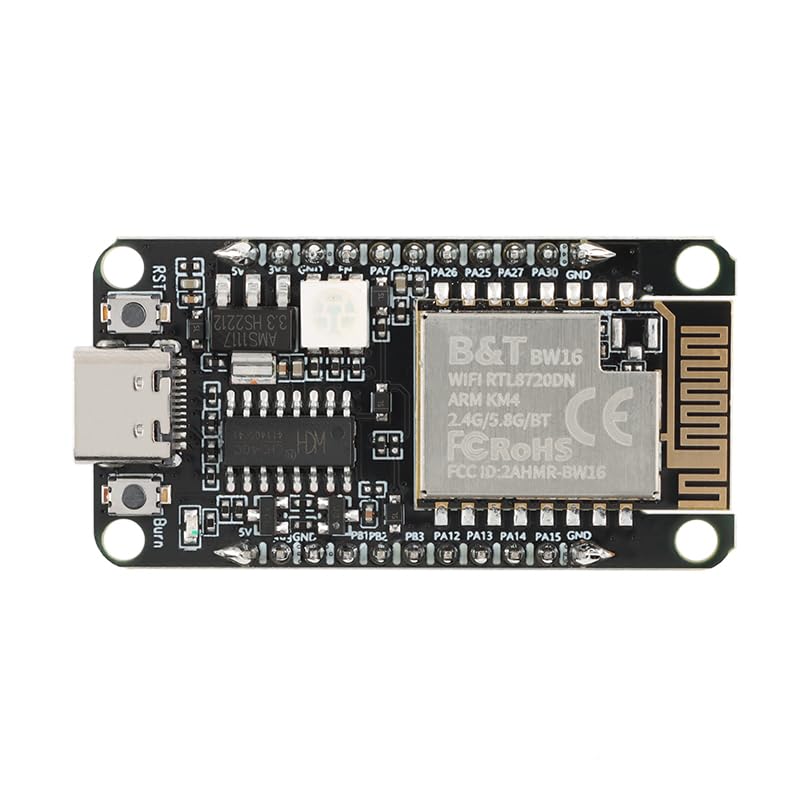 3Pcs BW16-Kit Dual-Frequency WiFi Development Board Bluetooth 5.0 Wireless Module RTL8720DN Chip Low Power Bluetooth WiFi Wireless Development Board