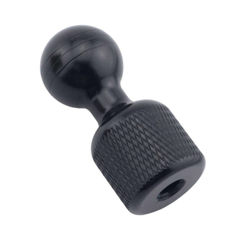 2PCS 17mm Ball Head to 1/4 Inch Female Thread Camera Bracket Adapter Conversion Accessory Aluminium Alloy Material Suitable for Mobile Phones and GPS Devices