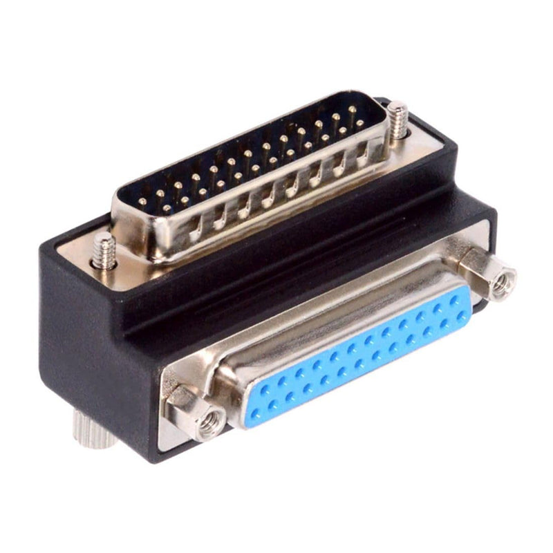 chenyang RS232 DB25Pin Serial Port 90 Degree Down Angled Connector Parallel LPT AES/EBU Adapter