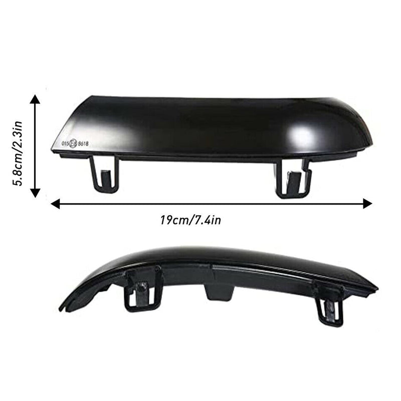 Sequential LED Side Mirror Lights Turn Signal Smoked Lens Compatible with VW Golf 5 EOS GTI Jetta MK5 Passat B5.5 B6 R36 Sharan Skoda Superb B5,Amber Amber Sequential (VW Golf 5 GTI Jetta MK5)