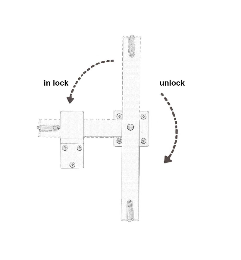 QCAA Heavy Duty Bar Door Farm Gate Latch, 5.5", Stainless Steel, Matte Black, 2 Pack