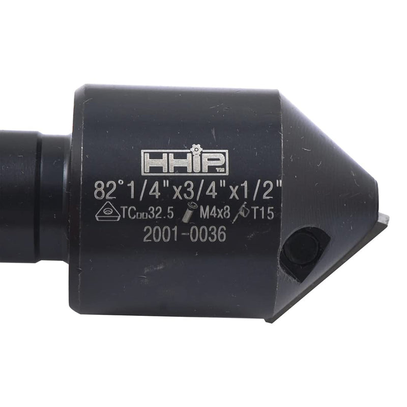 HHIP 2001-0036 1/4-3/4 Inch Indexable Countersink & Chamfer Tool, 82 Degree 1/4" -3/4"