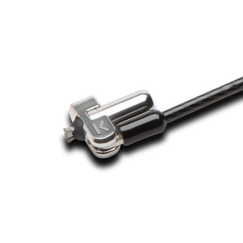 Kensington N17 Dell Laptop Lock - Keyed (K64440WW), Black and Silver, 1.1"x0.4"x0.4" | Keyed security locking cable, deters laptop theft, fits Dell laptop security slots
