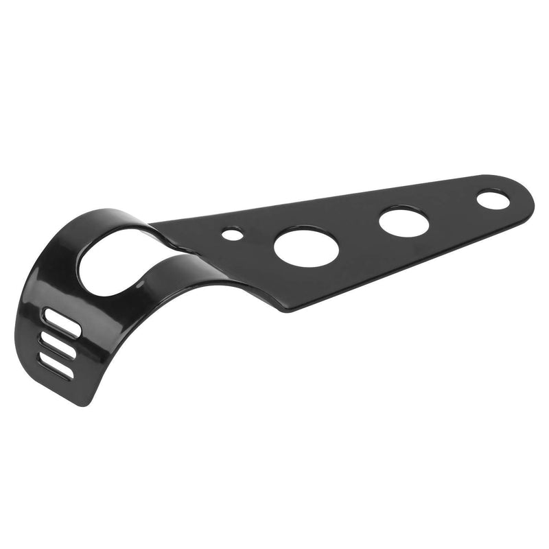 OSAN Universal 35mm-43mm Motorcycle Headlight Mount Brackets Fork Ear for Chopper Cafe Racer - Black Bracket