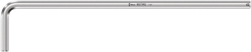 WERA 05022130001 950/9 L Hex-Plus HF 1 L-Key Set, Metric, Chrome-Plated, with Holding Function, 9 Pieces Classic