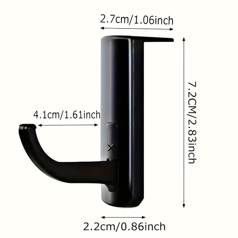 4 Pack Monitor Stand for Headphones and Headsets (Premium-Grade Holder Saves Desk Space and Protects Headphones),White White