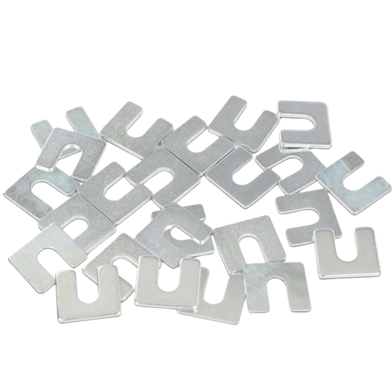 30Pcs Auto Body Alignment Shims Kit – 1/16 Inch and 1/8 Inch Thick Fender Shims with 3/8 Inch Slot – Universal Automotive Alignment Spacers for Car Truck SUV Body Panel Door Hood Gap Adjustment
