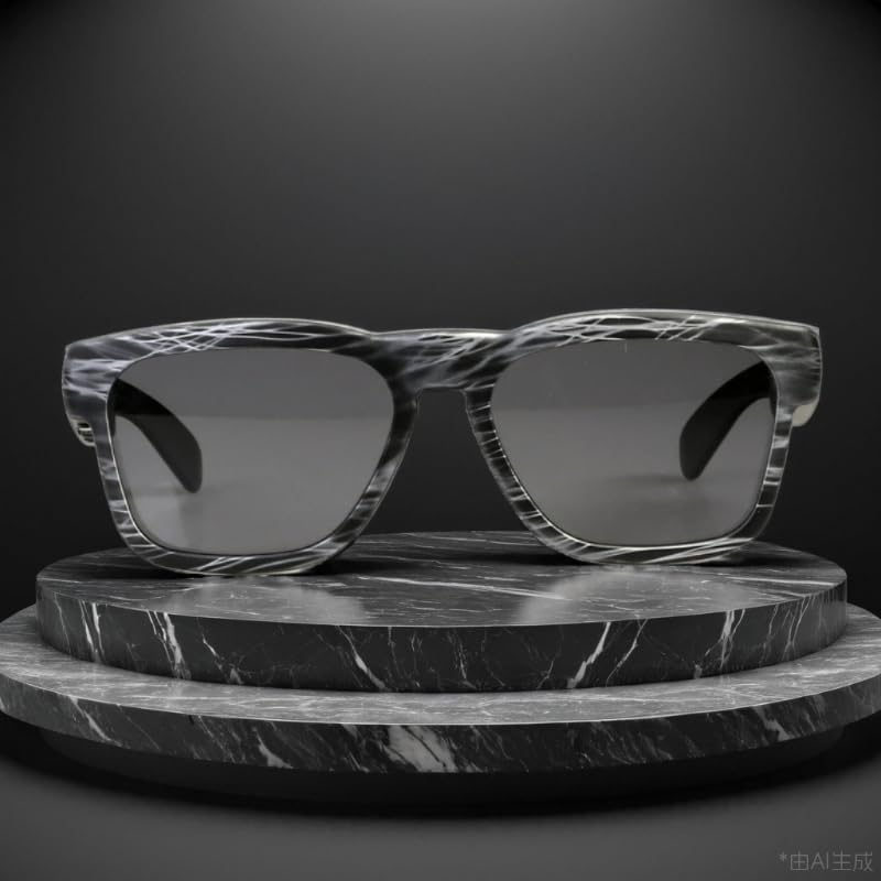 OhO Smart Glasses,Polarized Sunglasses with Bluetooth Speaker,Sports/Outdoor UV Protection and Voice Control,Unisex Grey Transitional