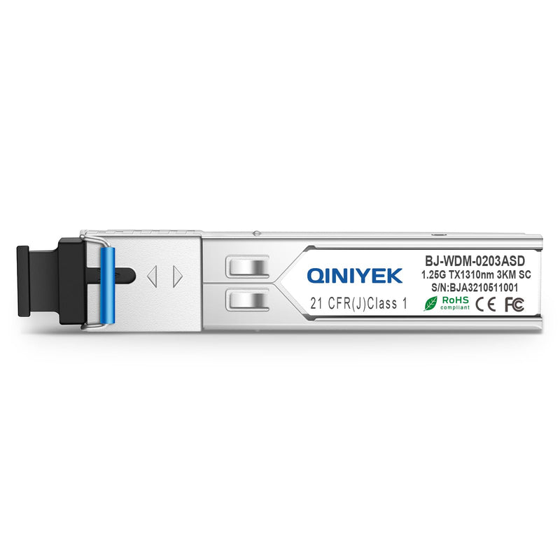 1 Pair simplex SC Module 3KM, 1.25G Single-Mode Fiber Connector, SFP-WDM-SM 1000BASE BiDi 1310nm/1550nm SFP Transceiver Module 1.25G BIDI SC