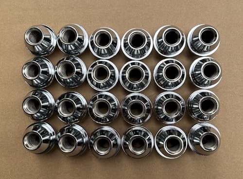 24PCS M14-2.0 Wheel Lug Nuts Compatible with Ford F-150 2001-2014 F150 Heritage 2004 Expedition Lincoln Navigator Mark LT Front Rear
