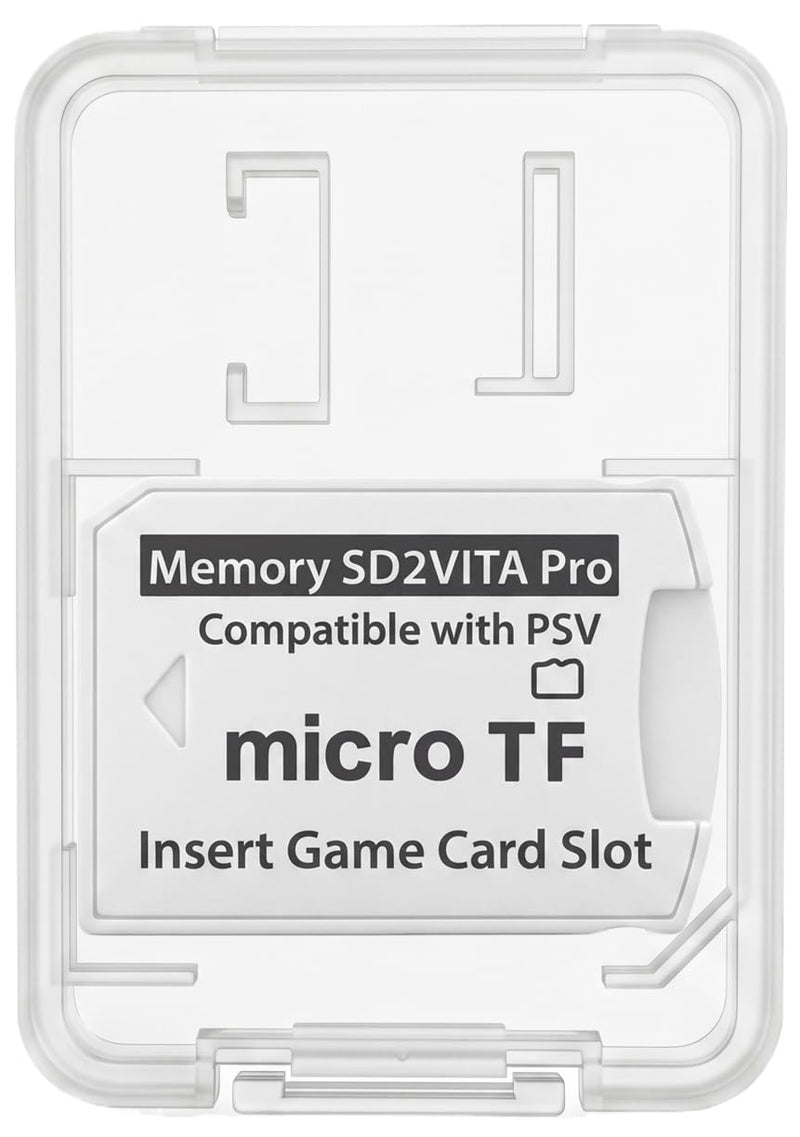 SD2Vita 6.0 PS Vita Memory Card Adapter, Micro SD to PSVita SD Card Adapter Compatible with PSV 1000/2000/PSTV FW 3.60 HENkaku Enso System