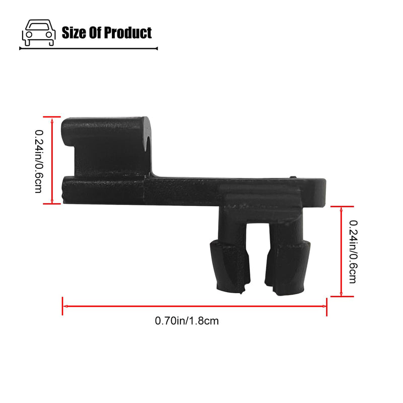 2PCS Hood Safety Catch Snap Compatible with Toyota Sequoia 2001 to 2020 year, for Tundra 2000 to 2013 year, for 69759-0C010 Hood Clips