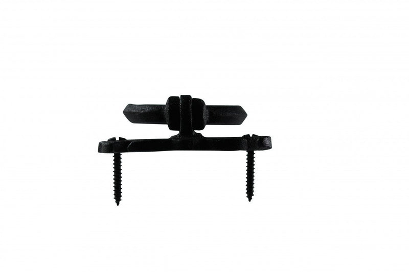 Renovators Supply Manufacturing Black Wrought Iron Cabinet Ring Pull Swing Handle Antique Drop Style 2-3/4 in. RSF Rust-Resistant Powder Coat Finish Pack of 2