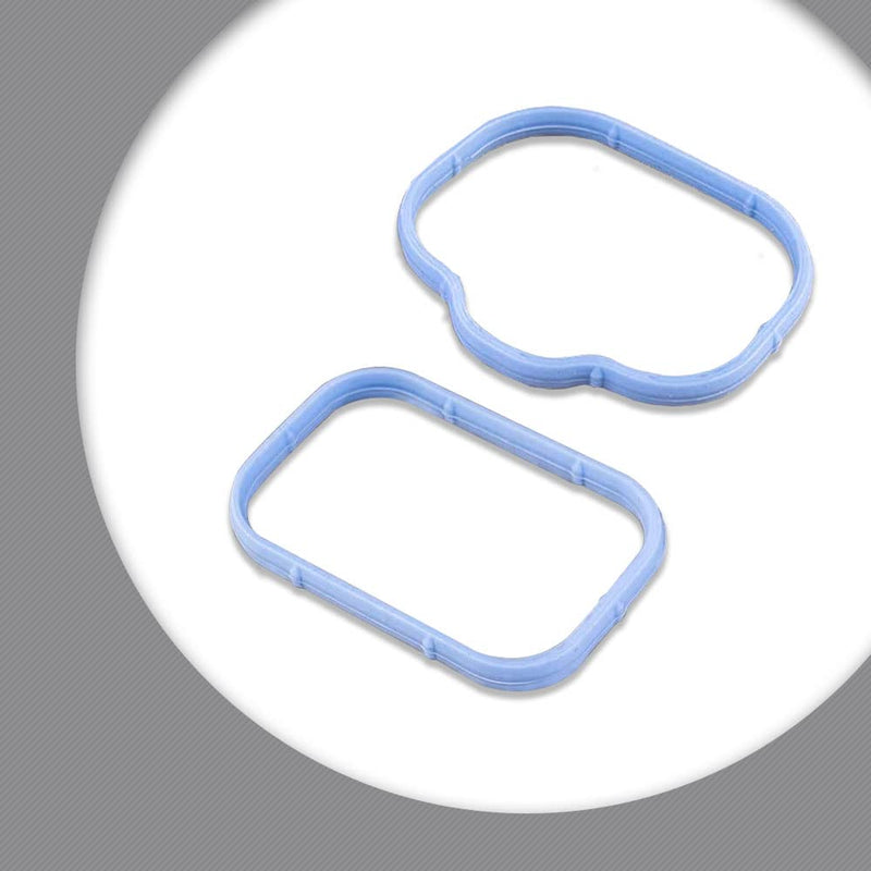Intake Manifold Gaskets Lower & Upper Gasket Plenum Set, Intake Manifold Rubber Sealing Gasket Compatible with Dodge Chrysler Jeep, Replaces # 5184562AC 5184331AC