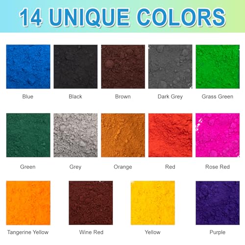 GOODTAKE Concrete Pigment, Rose Red Iron Oxide Pigment Powder, Concrete Cement Dye Color for Pastel Tile Paint Cement Mortar Grout (Rose Red, 4 oz) 4 Ounce (Pack of 1)